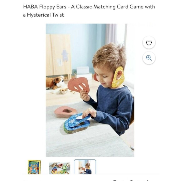 Haba Floppy Ears Hysterically Fun Floppy Ears Matching Game, ages 5 & Up EUC - Picture 10 of 10